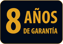 8 Años de Garantía