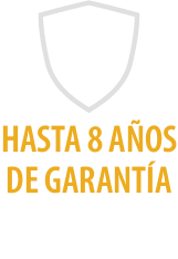8 Años de Garantía